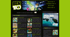 Desktop Screenshot of jogos-ben10.com